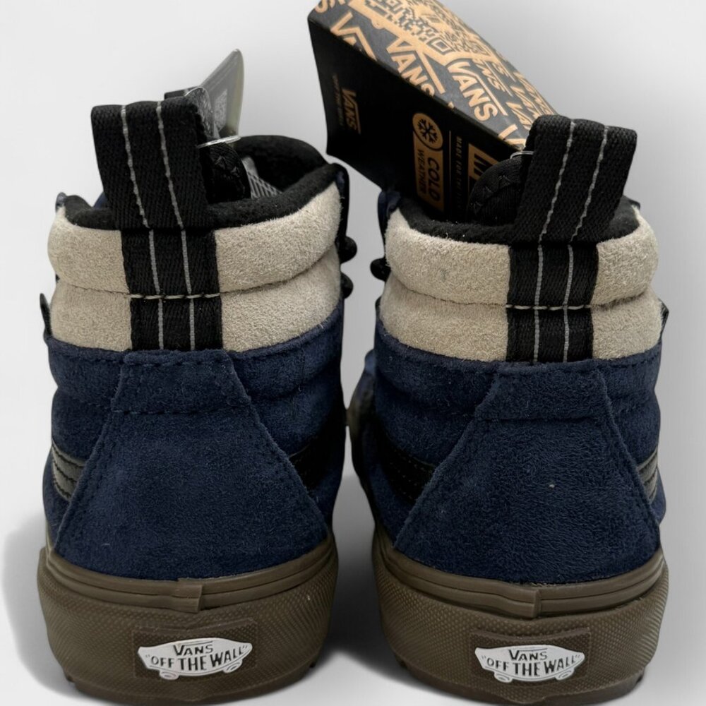 Vans SK8-Hi MTE-2 Utility Gum Navy Khaki Women’s 5.5 Winter Boots NWT - Picture 5 of 13